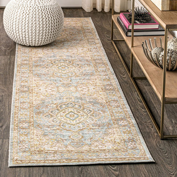 Khilana Floral Medallion Area Rug